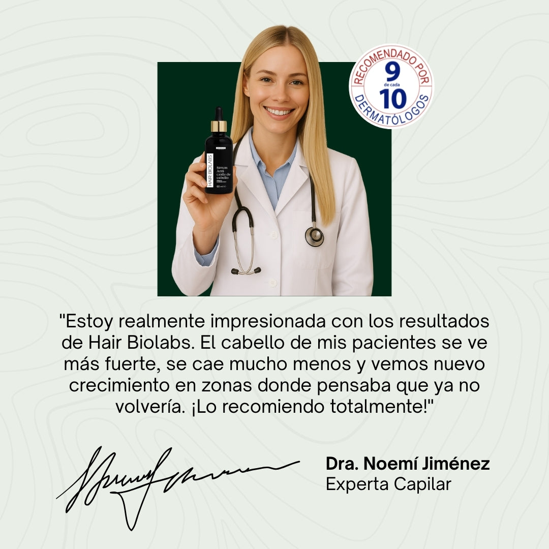 Elimina la caída y recupera tu cabello con Hair Biolabs