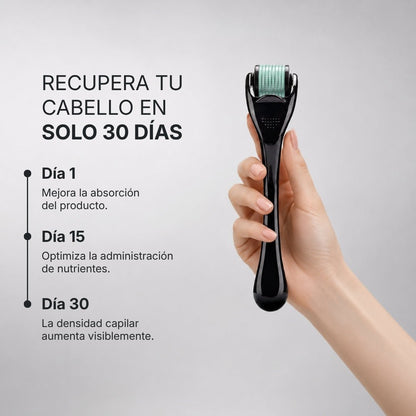 Estimula el folículo y potencia el crecimiento - Dermaroller Capilar Hair Biolabs - Hair Biolabs