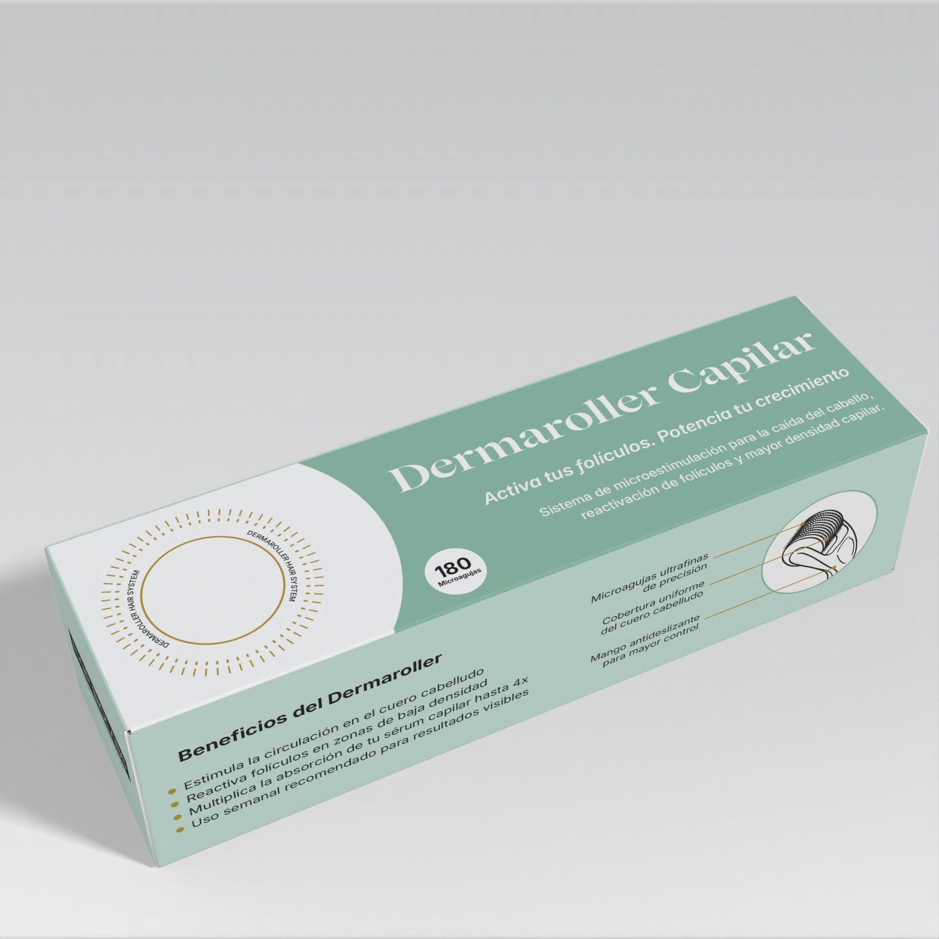 Estimula el folículo y potencia el crecimiento - Dermaroller Capilar Hair Biolabs - Hair Biolabs