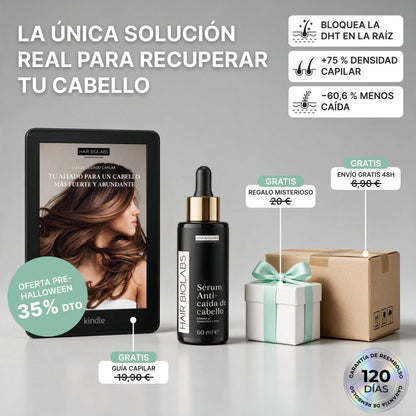 Hair Biolabs REDENSIFY™ Sérum de Triple Acción- Para la Caida en 14 dias - Hair Biolabs