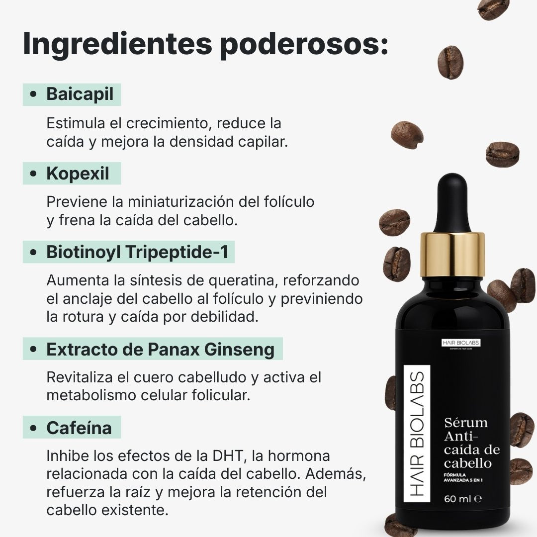 Hair Biolabs™ | Sérum Anticaída de Doble Acción - Hair Biolabs