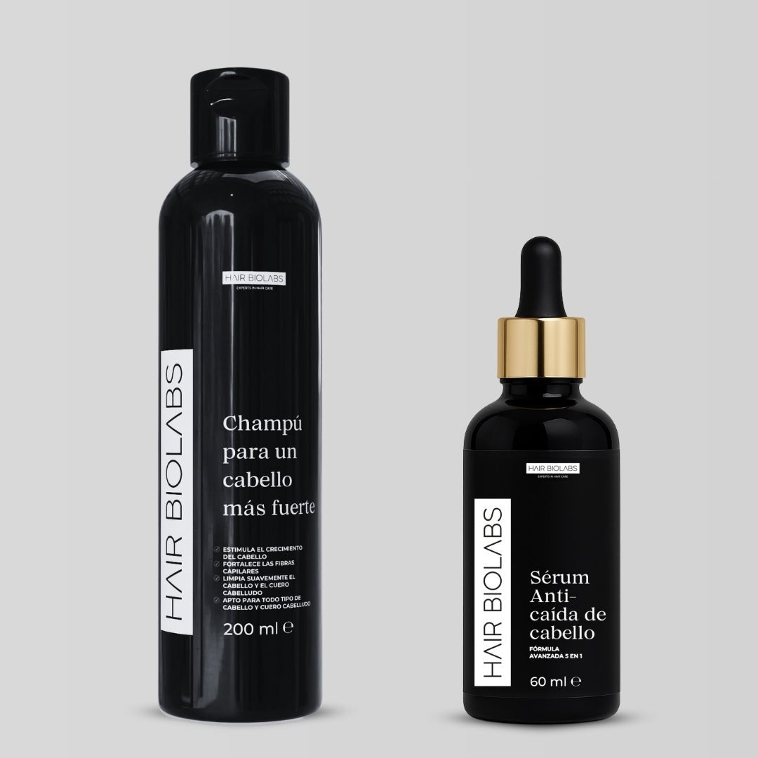 Pack completo para fortalecer y recuperar el cabello - Mujer - Hair Biolabs