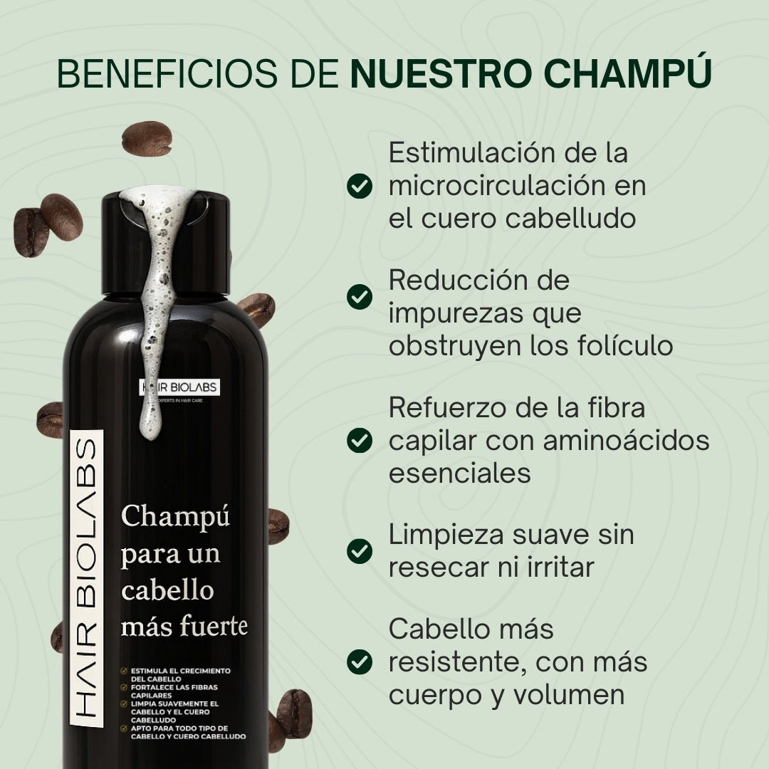 Pack completo para fortalecer y recuperar el cabello - Mujer - Hair Biolabs