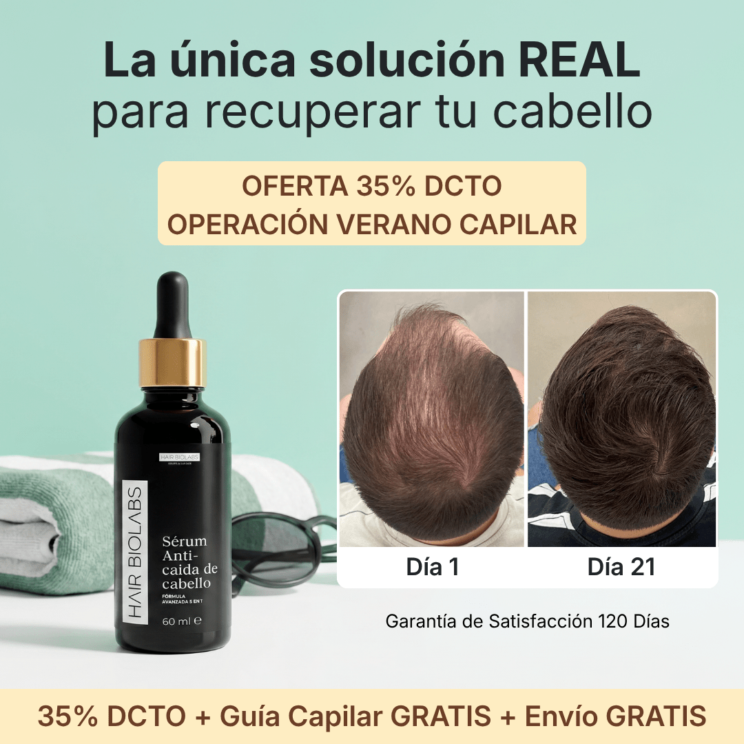 Sérum Anticaída de Doble Acción | Hair Biolabs™ - Hair Biolabs